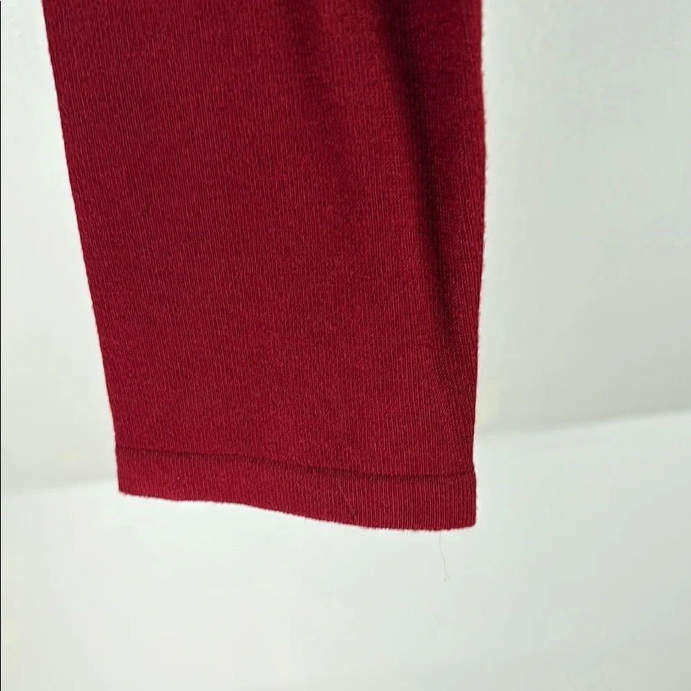 NADINE Petite Large Red Cropped Cardigan with Decorative Trim - Picture 5 of 8